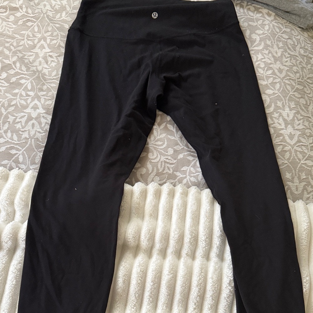 lululemon athletica Womens Black Leggings - Stretchy Active Bottom